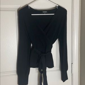 Express wrap sweater